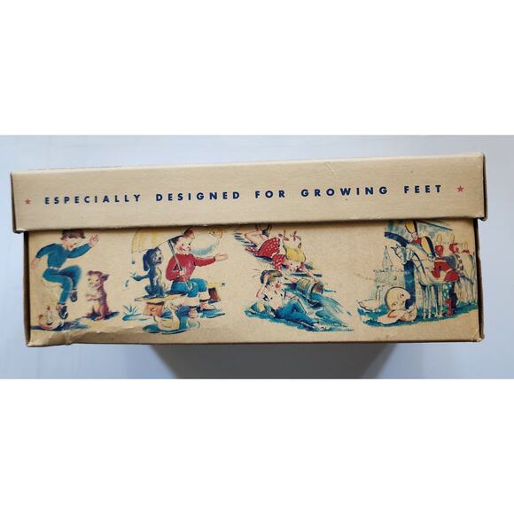 Vintage 1954 Mother Goose Shoes w/ Original Box – Excellent Condition - Picture 4 of 5